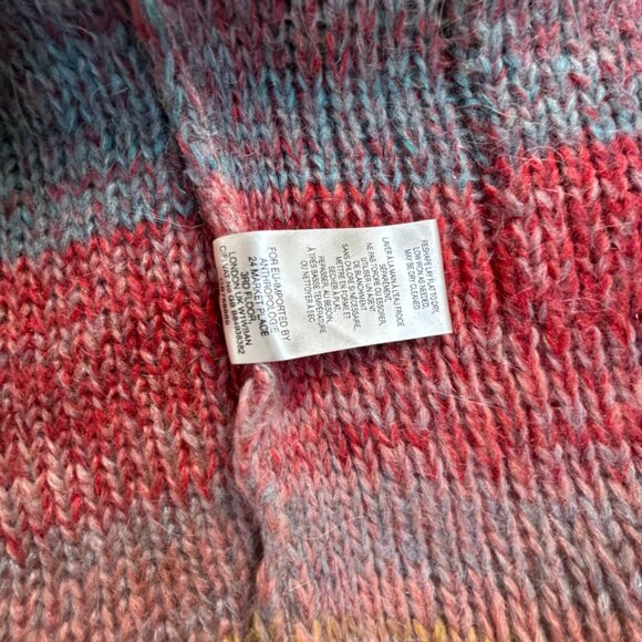 Moth Anthropologie Colorful Knitted Open Front Cardigan Sweater Vest XS/S New - Picture 5 of 9